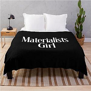 Materialist Girl Throw Blanket