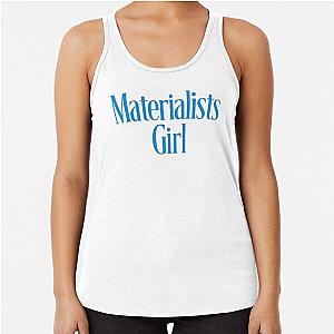 Materialist Girl Aesthetic Typography T-Shirt Racerback Tank Top