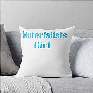 Materialist's Girl Throw Pillow