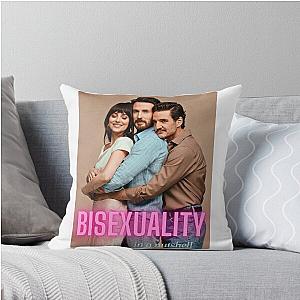 Bisexuality in a nutshell - Materialist shirt Throw Pillow
