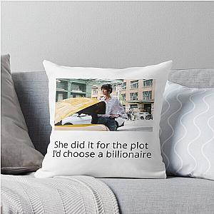 Materialists movie t-shirt with Dakota Johnson Throw Pillow