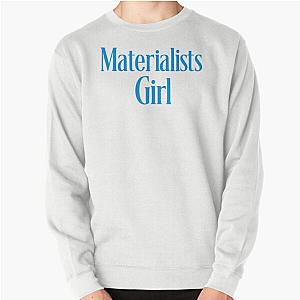 Materialist's Girl Slogan Pullover Sweatshirt