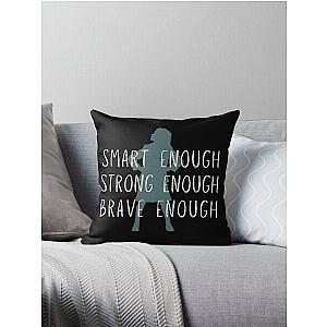 Matilda Strong Enough Smart Enough Brave Enough Iconic Throw Pillow