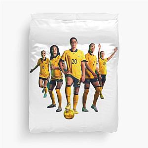 matildas stickers , Matildas Poster Duvet Cover