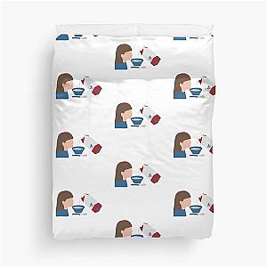 Matilda milk with cereals Matilda movie Duvet Cover