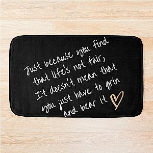 Matilda Just Because You Find That Life's Not Fair Bath Mat