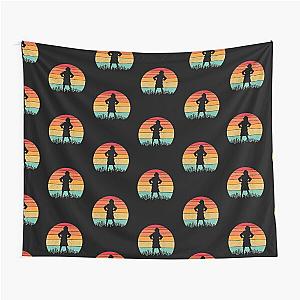 Vintage Strong Stance Sunset Matilda Tapestry