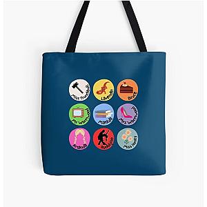 Matilda Characters Pop Art Active  All Over Print Tote Bag