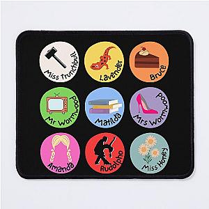 Matilda Characters Pop Art Mouse Pad