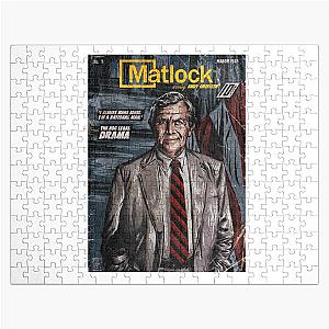 Matlock TV Show Vintage Comic Cover Jigsaw Puzzle