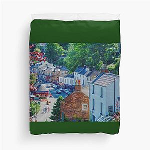 Matlock Bath From Above Duvet Cover