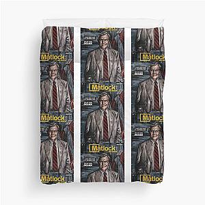 MATLOCK TV Show Vintage Comic Cover Duvet Cover