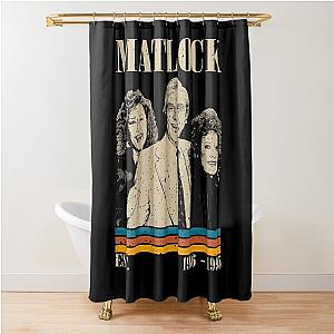 Retro Matlock Series Shower Curtain