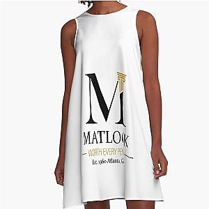 Ben Matlock Law Firm A Line Dress