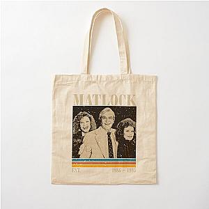 Retro Matlock Series Cotton Tote Bag