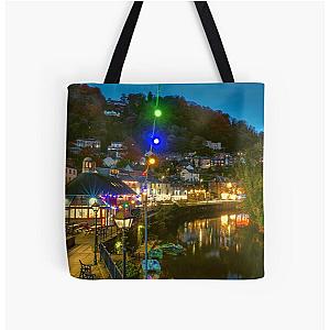 Matlock Bath at Night Tote Bag
