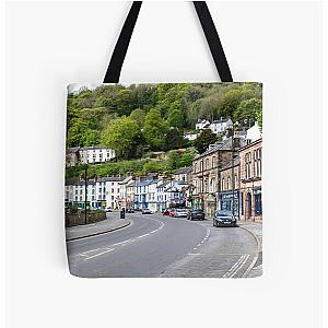Matlock Bath Village Peak District Derbyshire England All Over Print Tote Bag