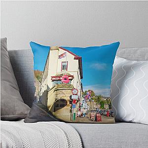 Temple Road Matlock Bath Throw Pillow