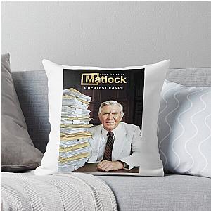 Andy Griffith Ben Matlock Greatest Case Throw Pillow