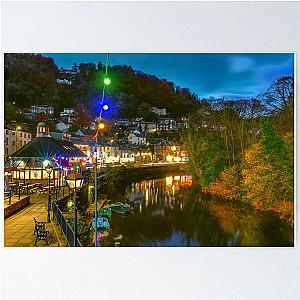 Matlock Bath at Night Poster