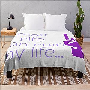 Matt Rife Ruin My Life Throw Blanket