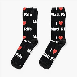 I Love Matt Rife Socks