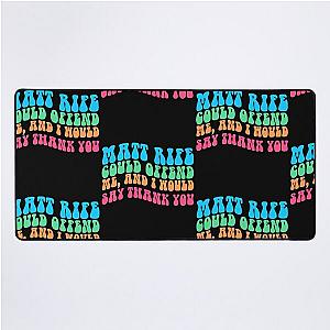 Funny Matt Rife comedy skit Desk Mat