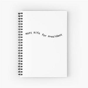 Matt Rife Spiral Notebook
