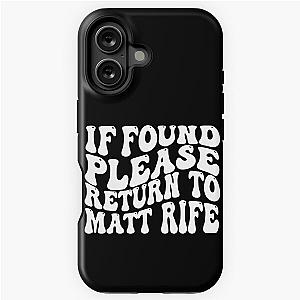 Matt Rife Tickets 
Matt Rife, Matt Rife Official, Matt Rife Comedian iPhone Tough Case