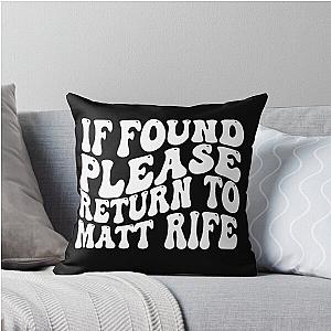 Matt Rife Throw Pillow