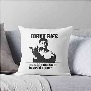Matt Rife Problematic World Tour Throw Pillow