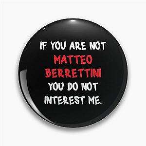If you're not Matteo Berrettini within