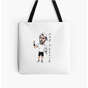 Matteo Berrettini Pro Tennis Caricature Tote Bag