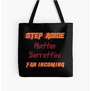 Matteo Berrettini Step Aside incoming fan All Over Print Tote Bag