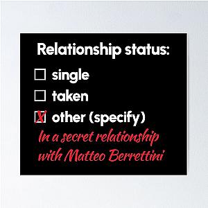 Matteo Berrettini - Relationship Poster