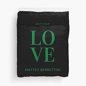 Matteo Berrettini Tennis Duvet Cover