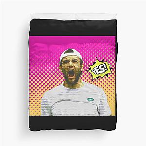 Matteo Berrettini tennis pop art Duvet cover