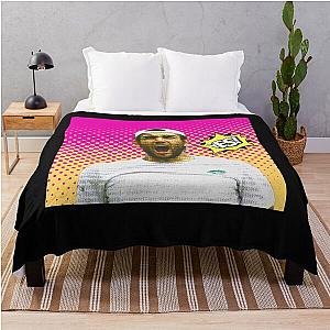 Matteo Berrettini Tennis Pop Art Throw Blanket