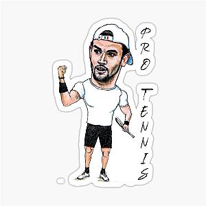 Matteo Berrettini Pro Tennis Caricature Sticker