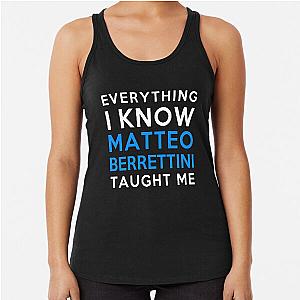 Matteo Berrettini Racerback Tank Top