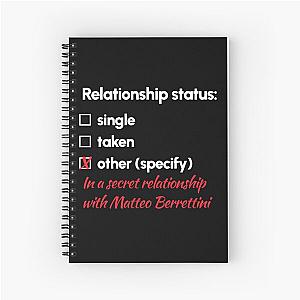 Matteo Berrettini - Relationship Spiral Notebook