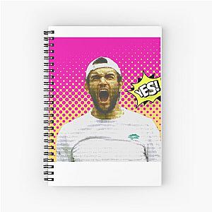 Matteo Berrettini pop art notebook