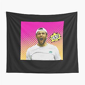 Matteo Berrettini tennis pop art tapestry