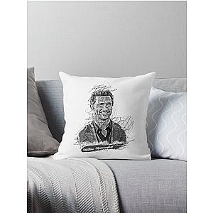 Matthew Mcconaughey Abstract Sketch Art Throw Pillow