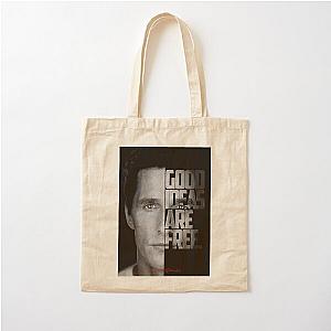 Matthew McConaughey in a Black and White Quote on a Cotton Tote Bag