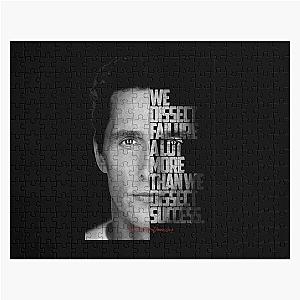 Black and White Matthew Mcconaughey Quote Jigsaw Puzzle