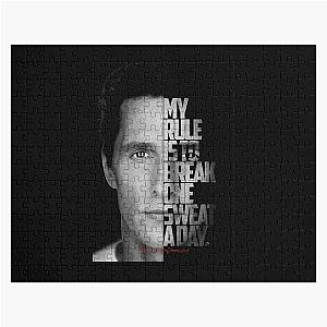 Black and White Puzzle by Matthew McConaughey Quote.