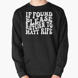 matt rife official, matt rife comedian Pullover Sweatshirt RB0809