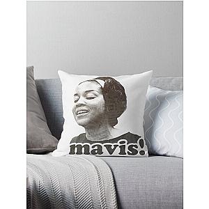 Mavis Staples Civil Rights Icon Throw Pillow