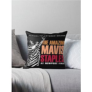 The Amazing Mavis Staples Throw Pillow